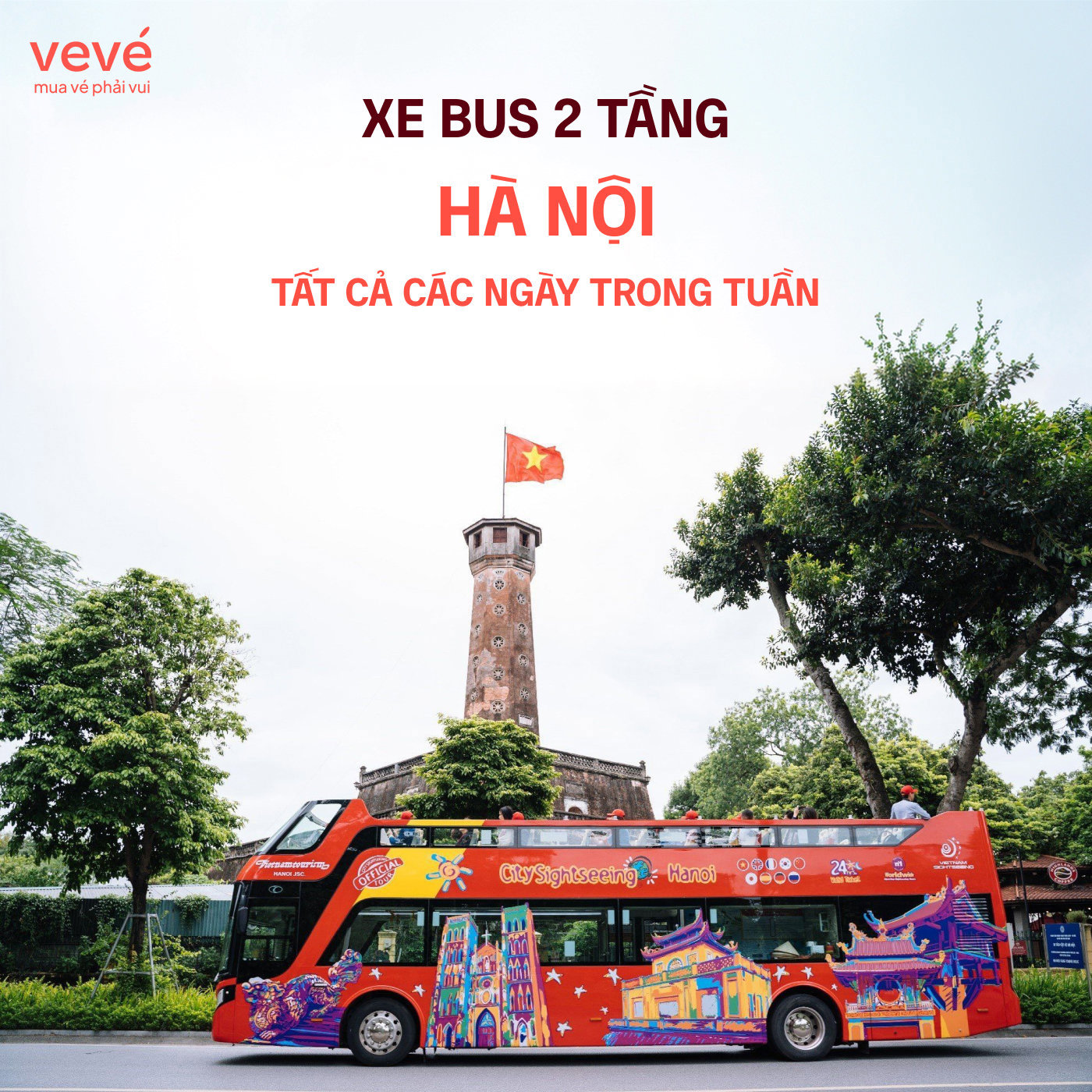 Hình ảnh 5 của sự kiện Xe buýt hai tầng Hà Nội Của Sightseeing